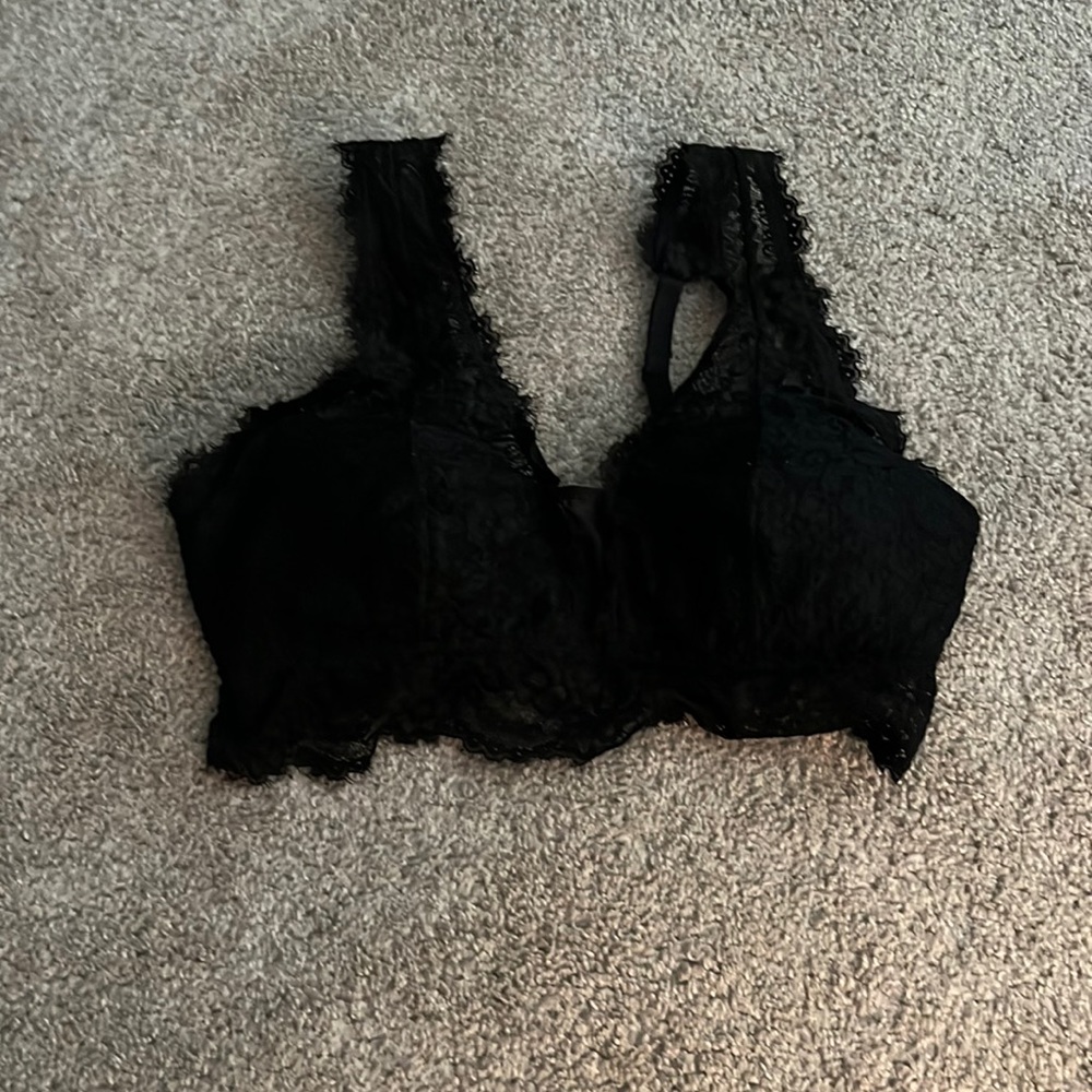 Black Aerie Lacy Bralette